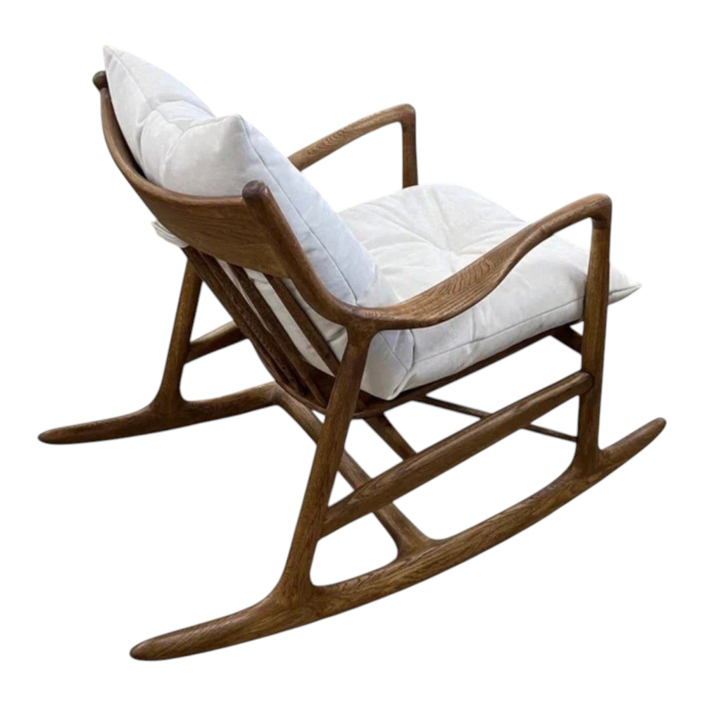 ГАРВАРД Кресло-качалка из массива дуба