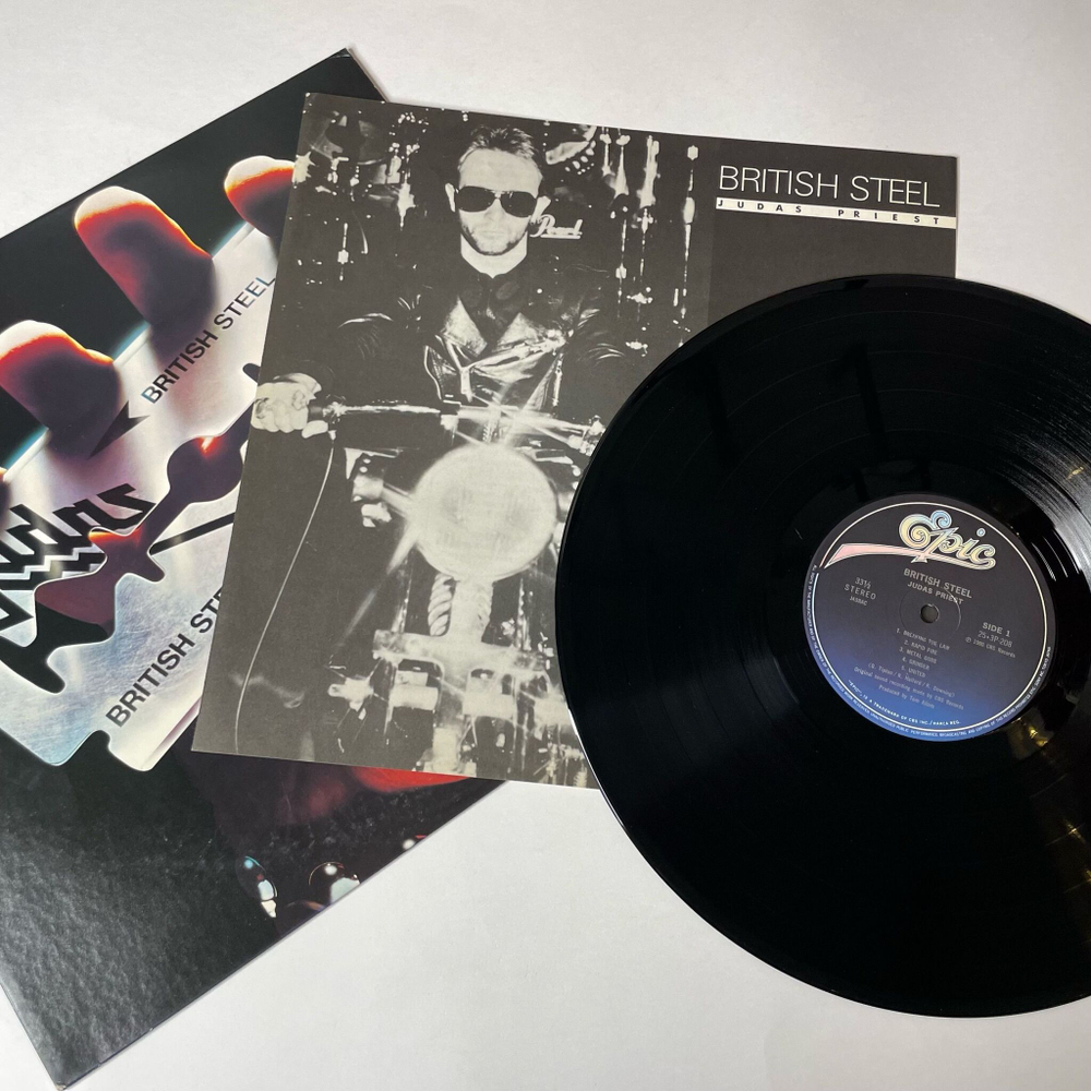 Винтажная виниловая пластинка LP Judas Priest British Steel (Japan 1980) (No Obi) Metal Gods