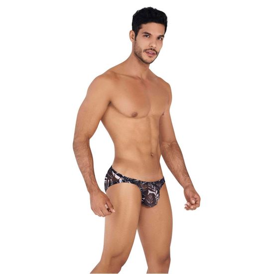 Мужские трусы слипы черные с принтом Clever SPIRIT BRIEF 040011