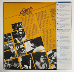 Винтажная виниловая пластинка LP Chick Corea Friends (Japan 1978) (Obi)