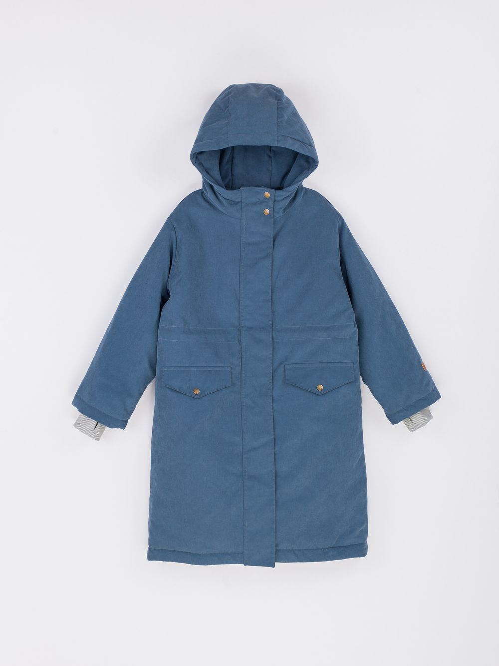 Парка демисезонная "Деним" удлиненная