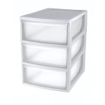 ОРГАНАЙЗЕР, ФОРМАТ А5, 3 ЯЩИКА, 195х264 ММ (Светло-серый)