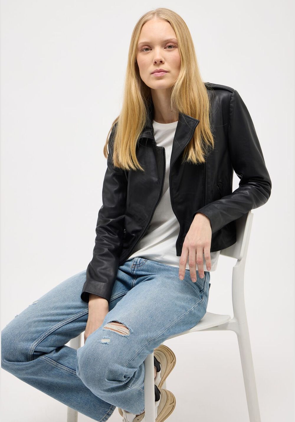 Куртка women´s leather jacket MU-W241-125-1000