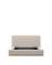 Кровать Blok бежевая со съемными чехлами для матраса 160 х 200 см