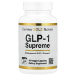 California Gold Nutrition, GLP-1 Supreme™, с бактерией Akkermansia, берберином, кверцетином и куркумином, 60 растительных капсул