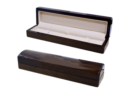 Футляр под цепочку/браслет (коричневый, дерево глянец)