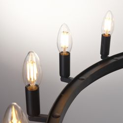 Citilux Смитсон CL470130 Люстра замковая подвесная Чёрная