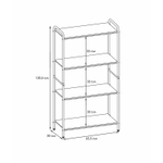 СТЕЛЛАЖ ВАЛЕНСИЯ 24W БЕЛЫЙ