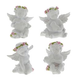 GAEM Фигурка декоративная "Ангел", L7 W5 H7 см, 4в.