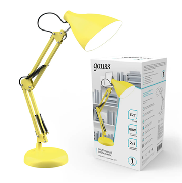 Настольный светильник GT0035 желтый Gauss