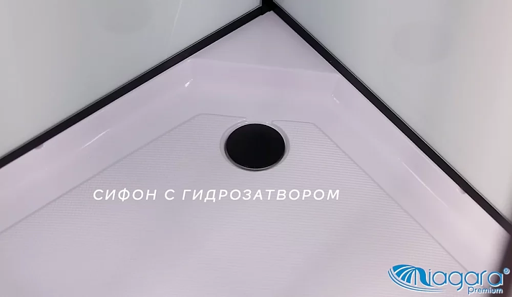 Душевая кабина Niagara Premium NG- 6902-01 BLACK 100x100