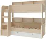 Двухъярусная кровать КарИВи Голден Кидс 1 Дуб Молочный Белый
