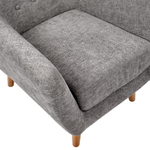 Кресло Picasso серый, шенилл