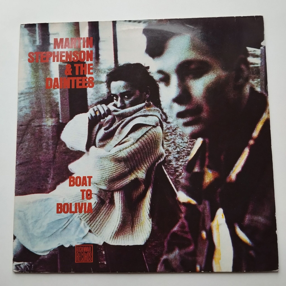 Винтажная виниловая пластинка LP Martin Stephenson and The Daintees Boat To Bolivia (Germany 1986)