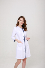 Халат медицинский женский | Х-268/2 ак 3/4 клеон проф