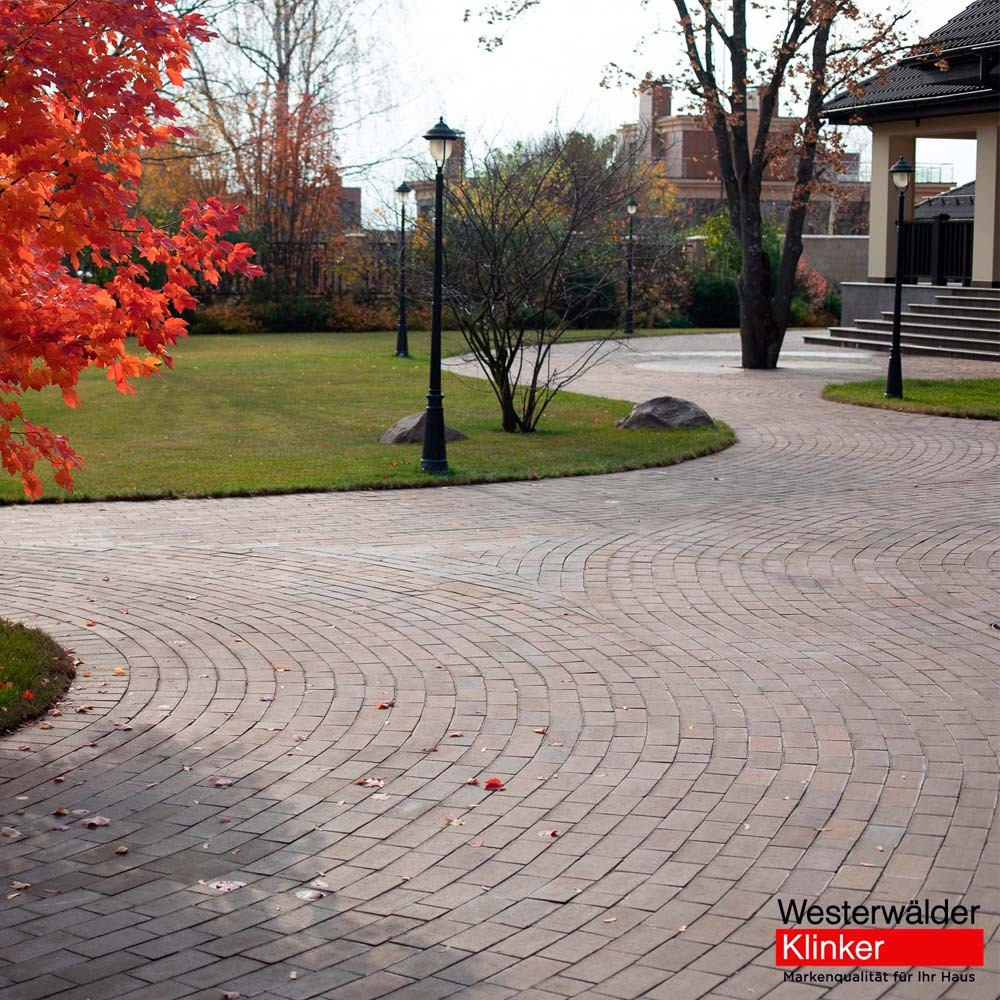 Клинкерная брусчатка Westerwaelder Klinker PK833 Braun, 200x100x40 мм