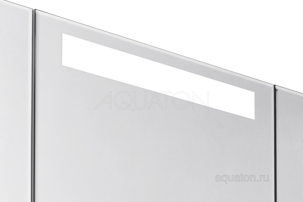 Зеркальный шкаф AQUATON Мадрид 120 со светильником белый 1A113402MA010