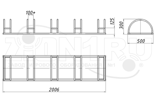 Велостойка М1