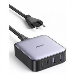 Сетевое зарядное устройство Ugreen Nexode CD327 2хUSB-A + 2хUSB-C 65W Desktop Fast Charger (90747) серый