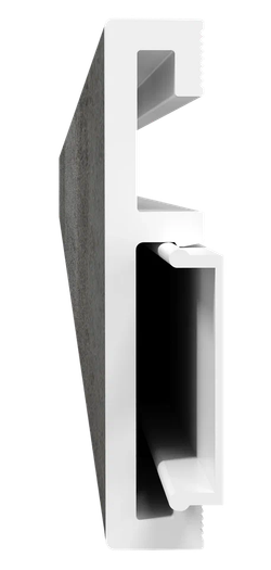 Напольный плинтус ПВХ Foresta Grace Бетон Невский FG 017 2000х70х13 мм