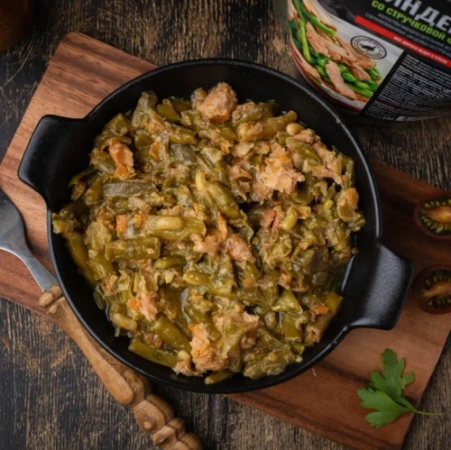 Индейка со стручковой фасолью Кронидов