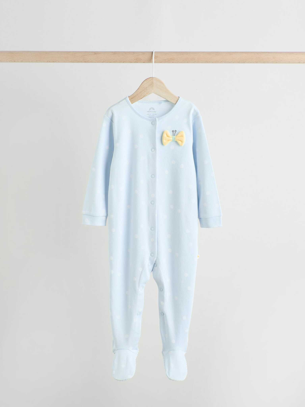 Комбинезон / Cлип для малышей Next E18-363, 5 шт., Светло-зеленый, Светло-желтый, Голубой