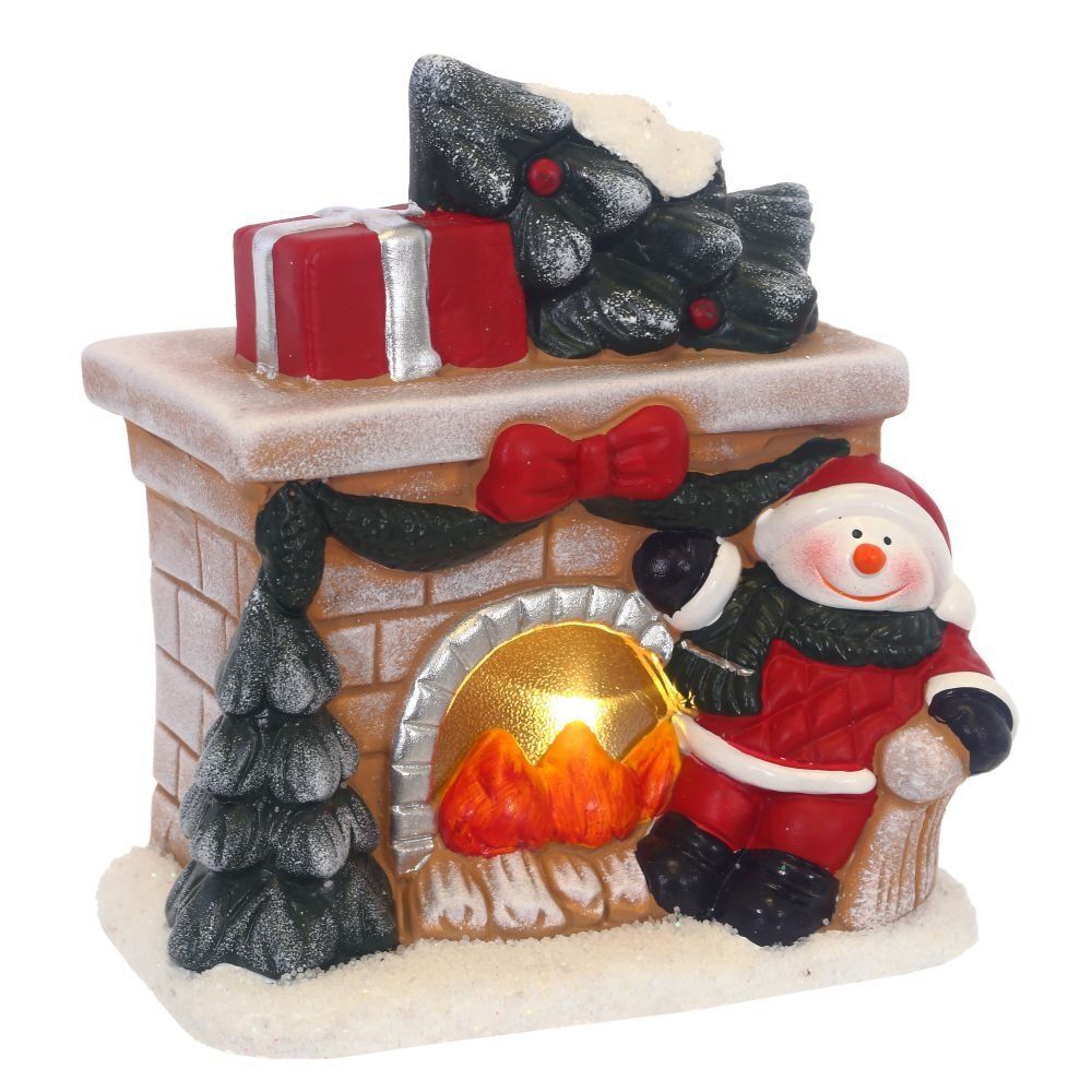 GAEM Фигурка декоративная "Камин" с подсветкой (2xLR44), L11 W7 H12 см, 2в.