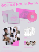 (ПРЕДЗАКАЗ) Альбом ATEEZ - GOLDEN HOUR : PART.5 14th Mini Album PINK LP Version