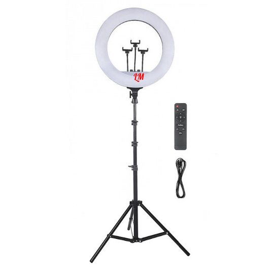 Кольцевая светодиодная LED лампа RL-18 Soft Ring Light 45см с пультом