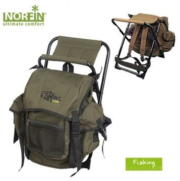 Стул-рюкзак рыболовный NORFIN Dudley NF-20702