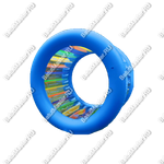 Аттракцион Водный цилиндр "Летнее настроение", ПВХ, 2,2*2*2 м