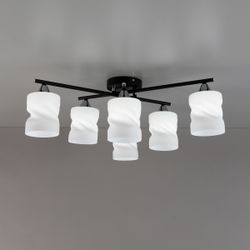 Citilux Нильс CL132165 Люстра потолочная Чёрная