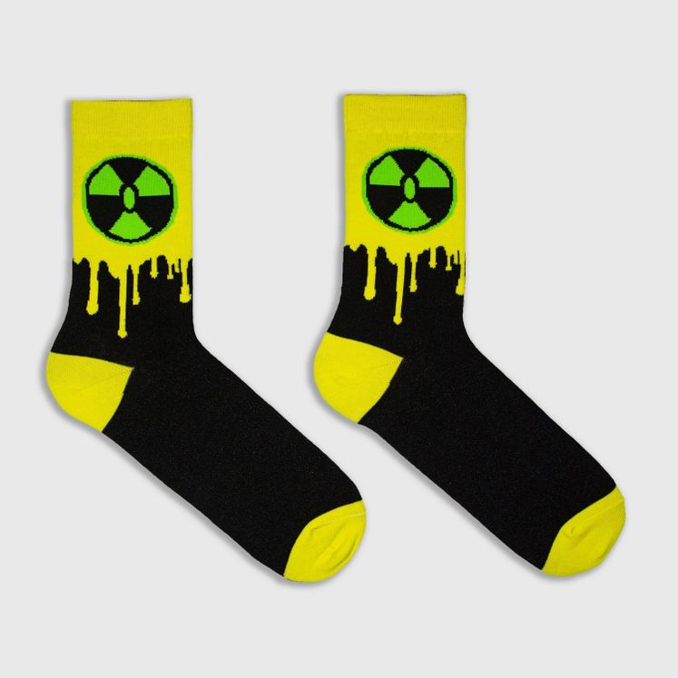 Носки BOOMERANGS Кислота, черн/желтый