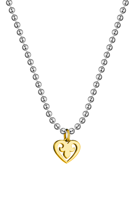 Подвеска СЕРДЕЧКО биколор