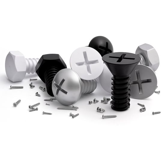 Набор вешалок screw, серый, 3 шт.