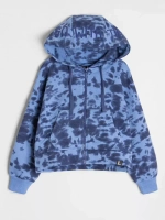 Худи для девочки синяя варенка