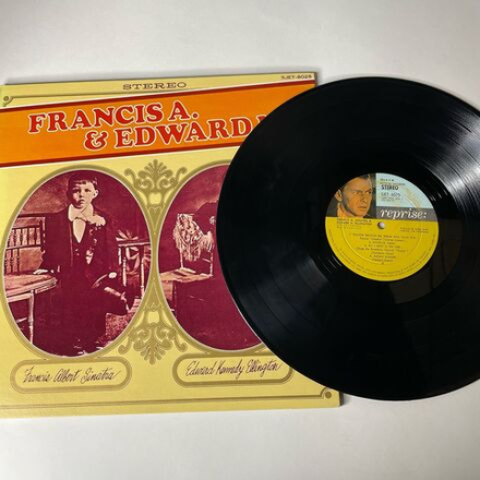 Винтажная виниловая пластинка LP Frank Sinatra With Duke Ellington (Japan 1968) (No Obi) All I Need Is The Girl