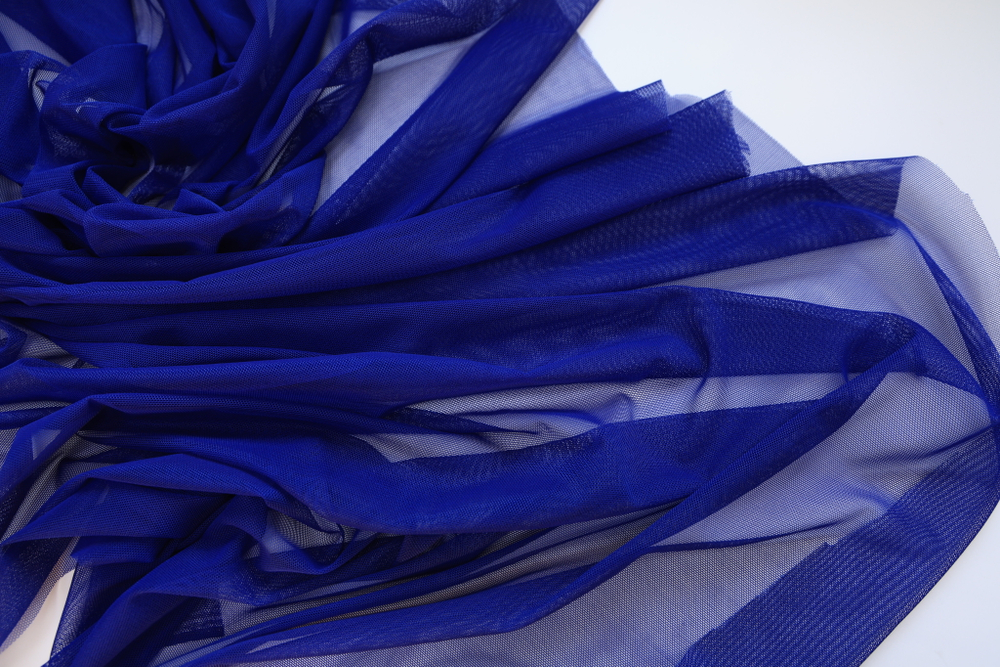 Сетка трикотаж василек