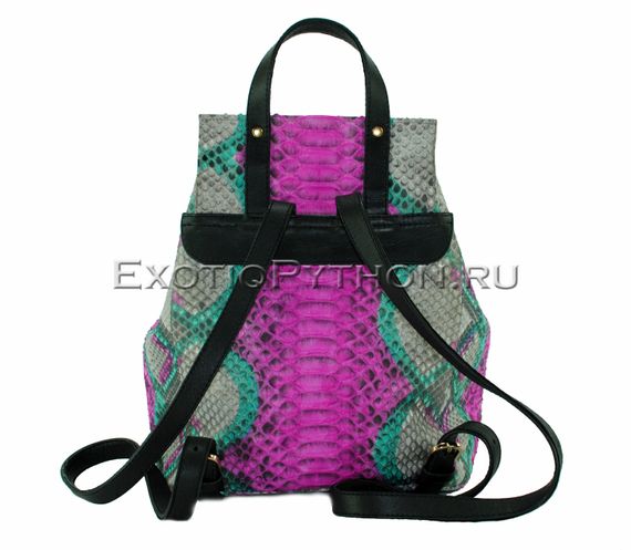 Рюкзак из кожи питона BG-286
