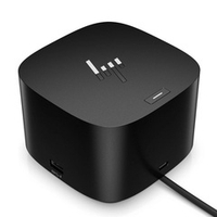Док-станция HP USB-C, для ноутбуков HP, Apple, MSI, черная (5TW10AA)