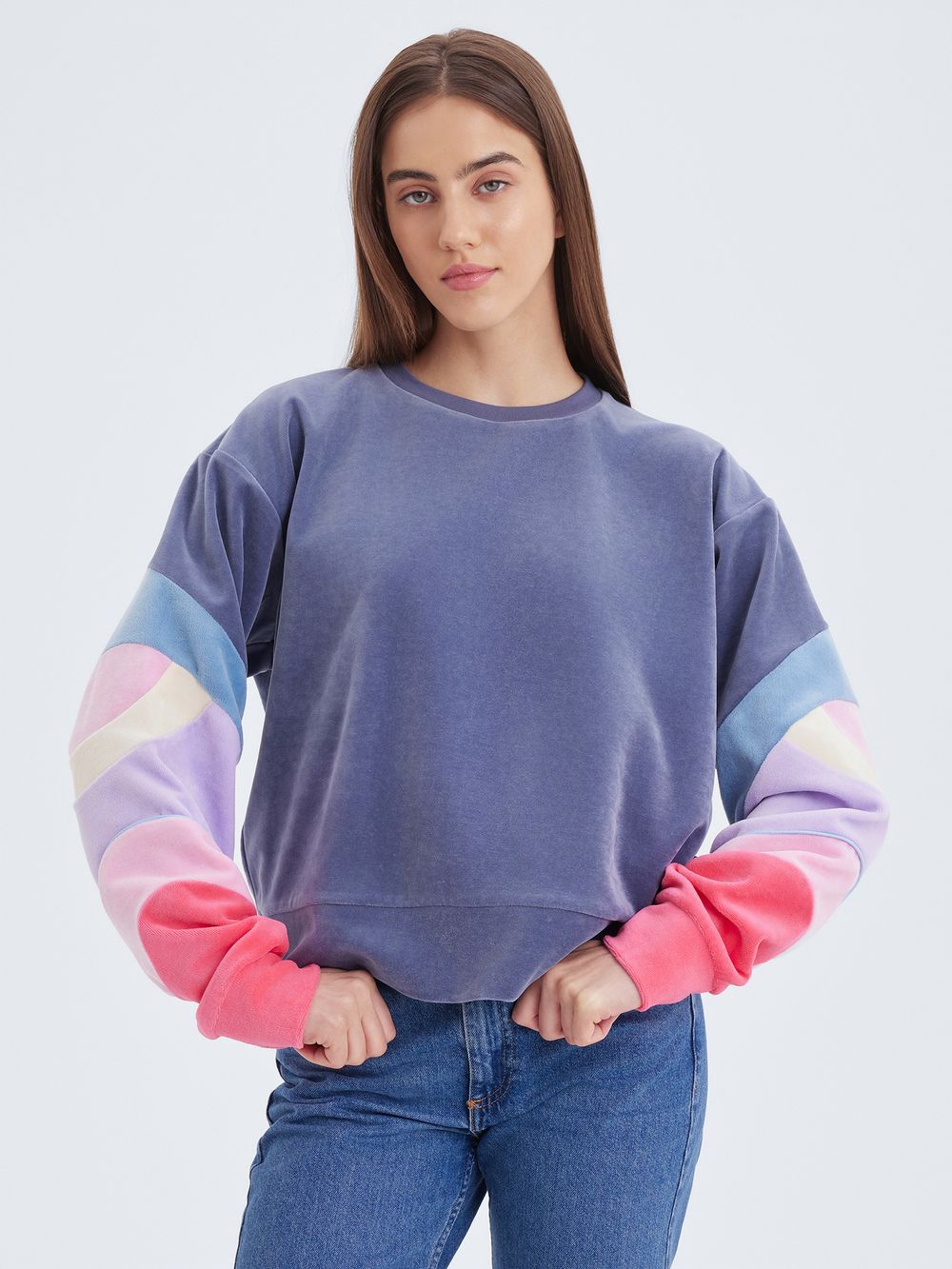 Толстовка "Бабочка" индиго