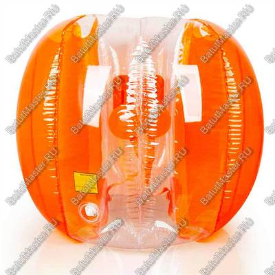 Бампербол «Прозрачно - оранжевый», ПВХ, диаметр 1,2 м