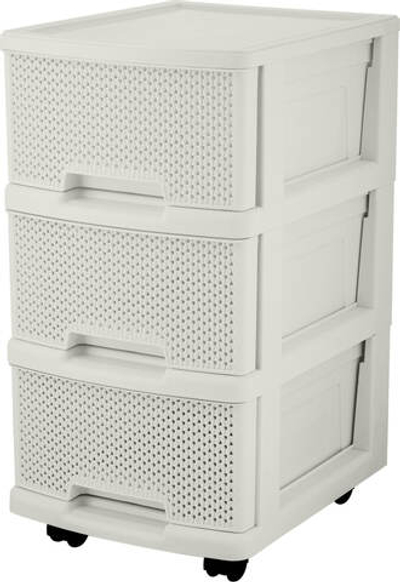 Комод 3-х СЕКЦИОННЫЙ AJUR (370*300*563 мм) Keeplex