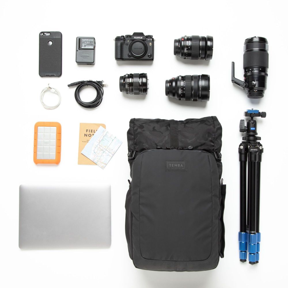 Фоторюкзак Tenba Fulton v2 14L All WR Backpack Black/Black Camo 637-735
