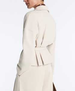 Oysho Куртка с ремнем, светлый серо-коричневый