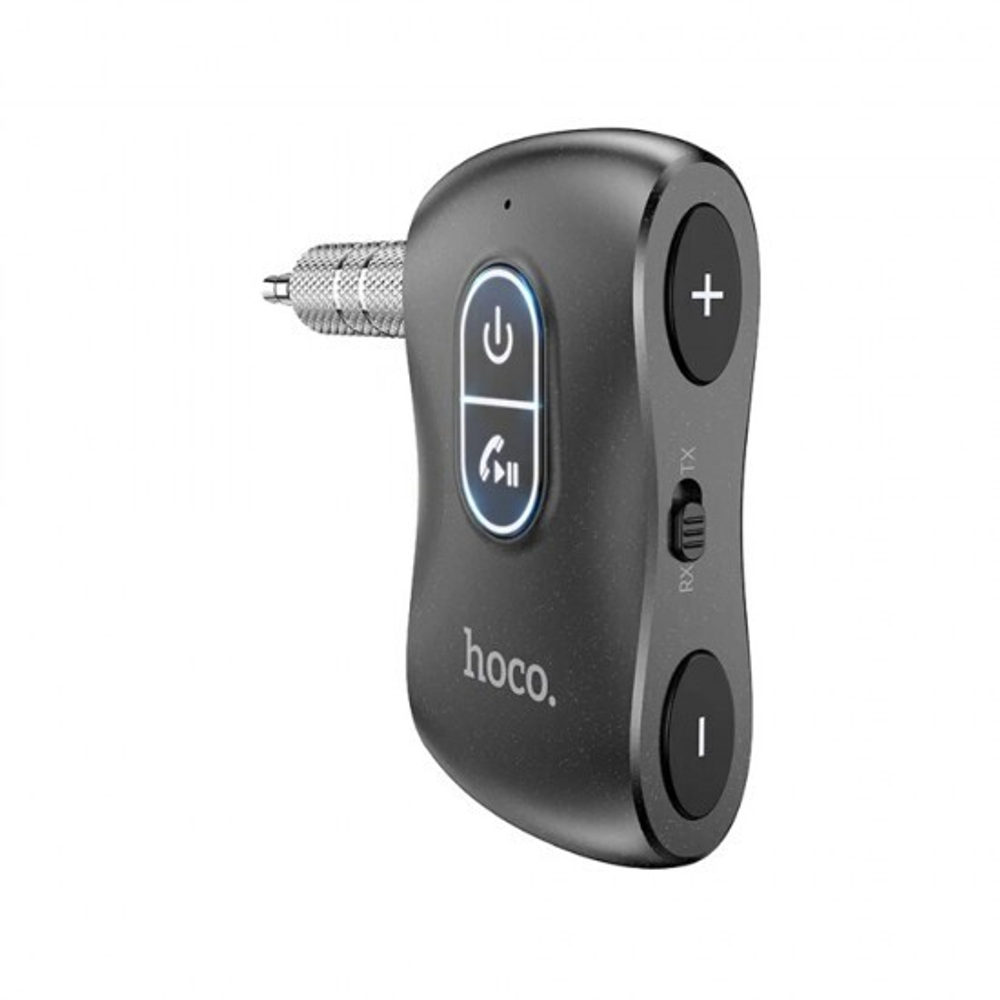 FM-трансмиттер + ресивер 2 в 1 Hoco E73 Pro, 013267 Черный