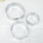 Форма для салата "Кольцо" 3шт (12*4см, 10*4см, 8*4см)