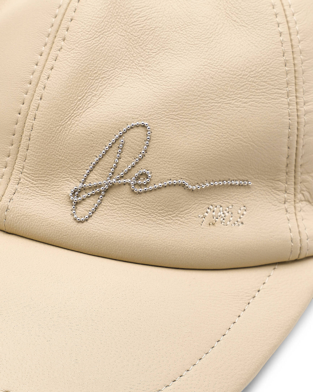 кожаная кепка Peserico - кремовый(S36124C0R 09654)