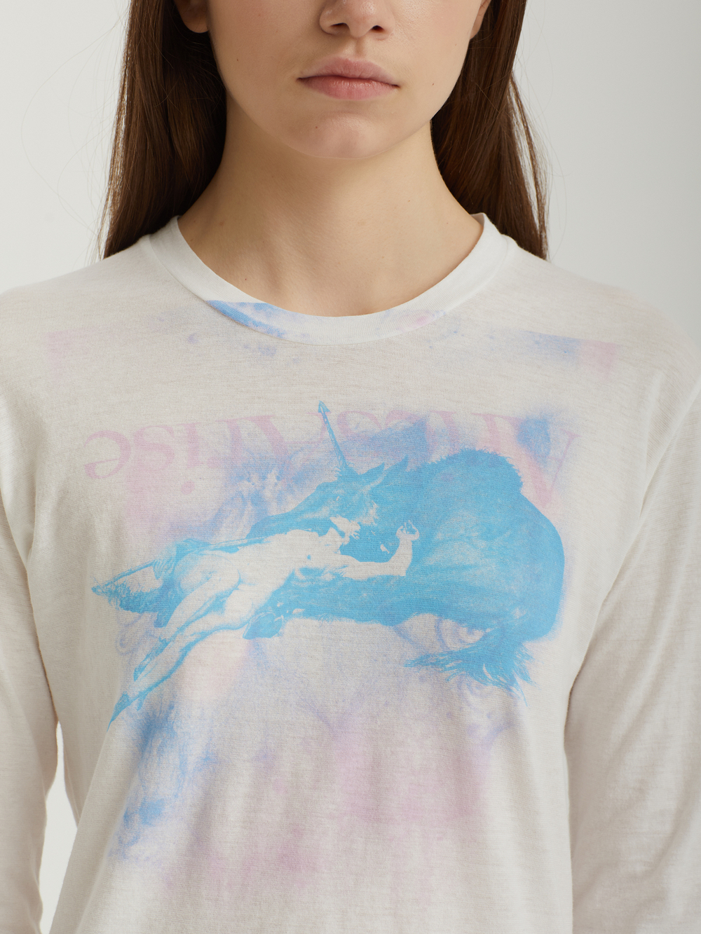 Женский Лонгслив Necro Unicorn Slim