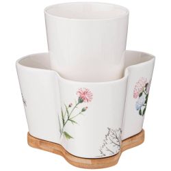 ПОДСТАВКА ПОД СТОЛОВЫЕ ПРИБОРЫ BRONCO "MEADOW" 11*11*15,5 СМ (КОР=8ШТ.)